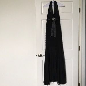 Black evening gown